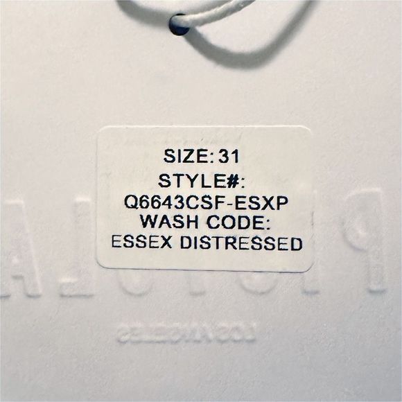 Pistola Dark Wash Essex Distressed Jeans Q6643CSF-ESXP - Size 31 - Picture 8 of 8